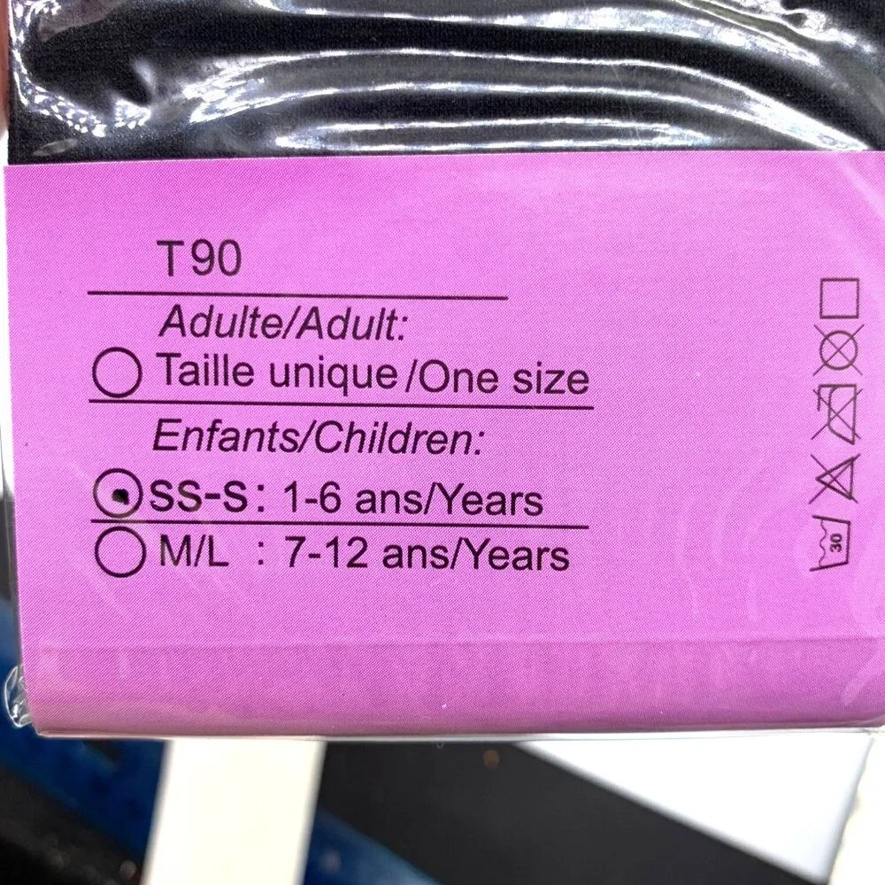 Sansha Black Convertible Tights Pack of 3 T90 Dance Jazz Tap Lyrical Childs S